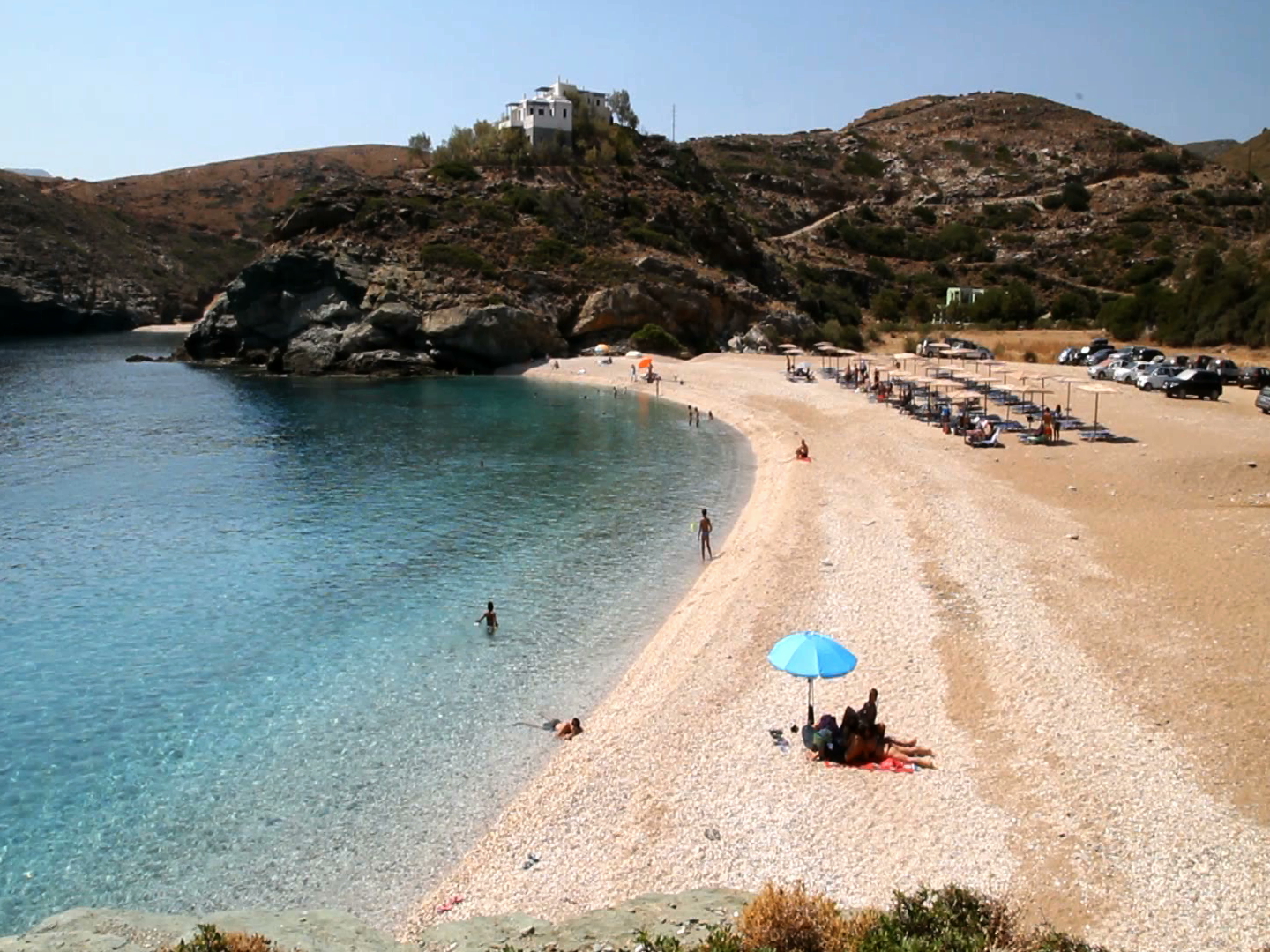 Vitali Beach - mygreece.tv - Andros Beach Getaways