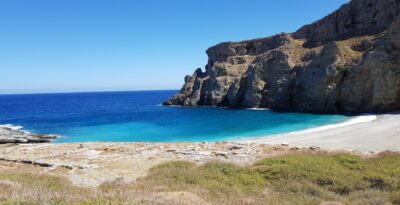 Evia: a secret beach with white sand