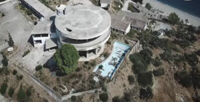 How is today the abandoned Greek diamond that Jolie once went on vacation