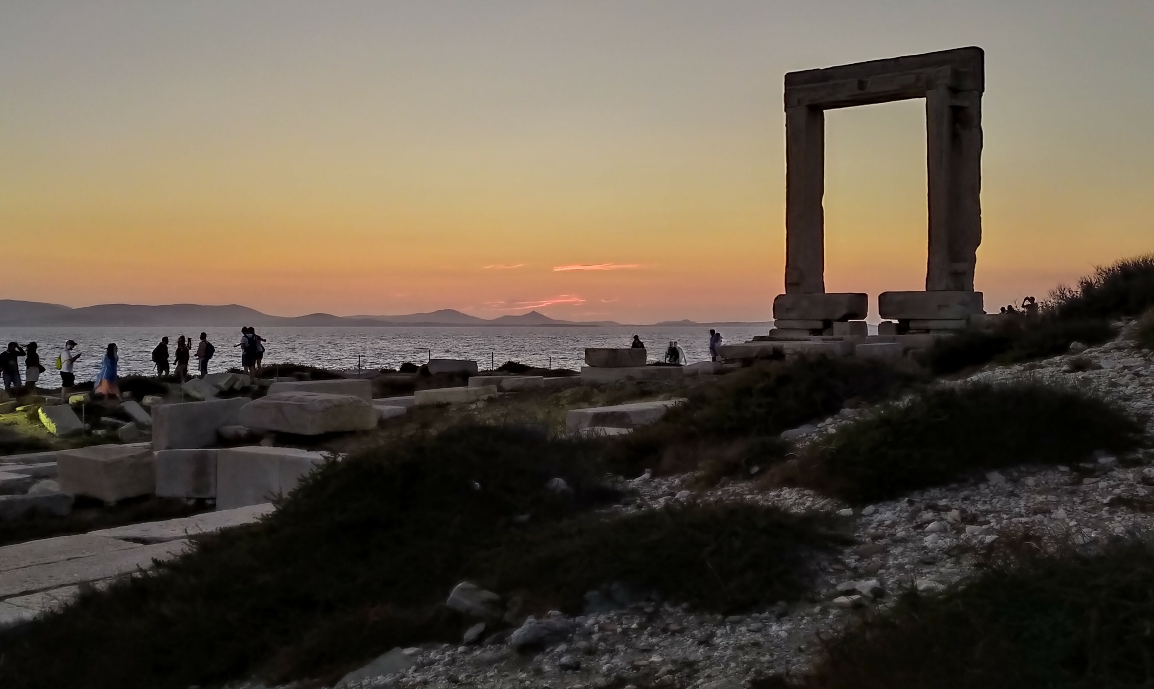 The Portara, or Big Door, greets you at Naxos