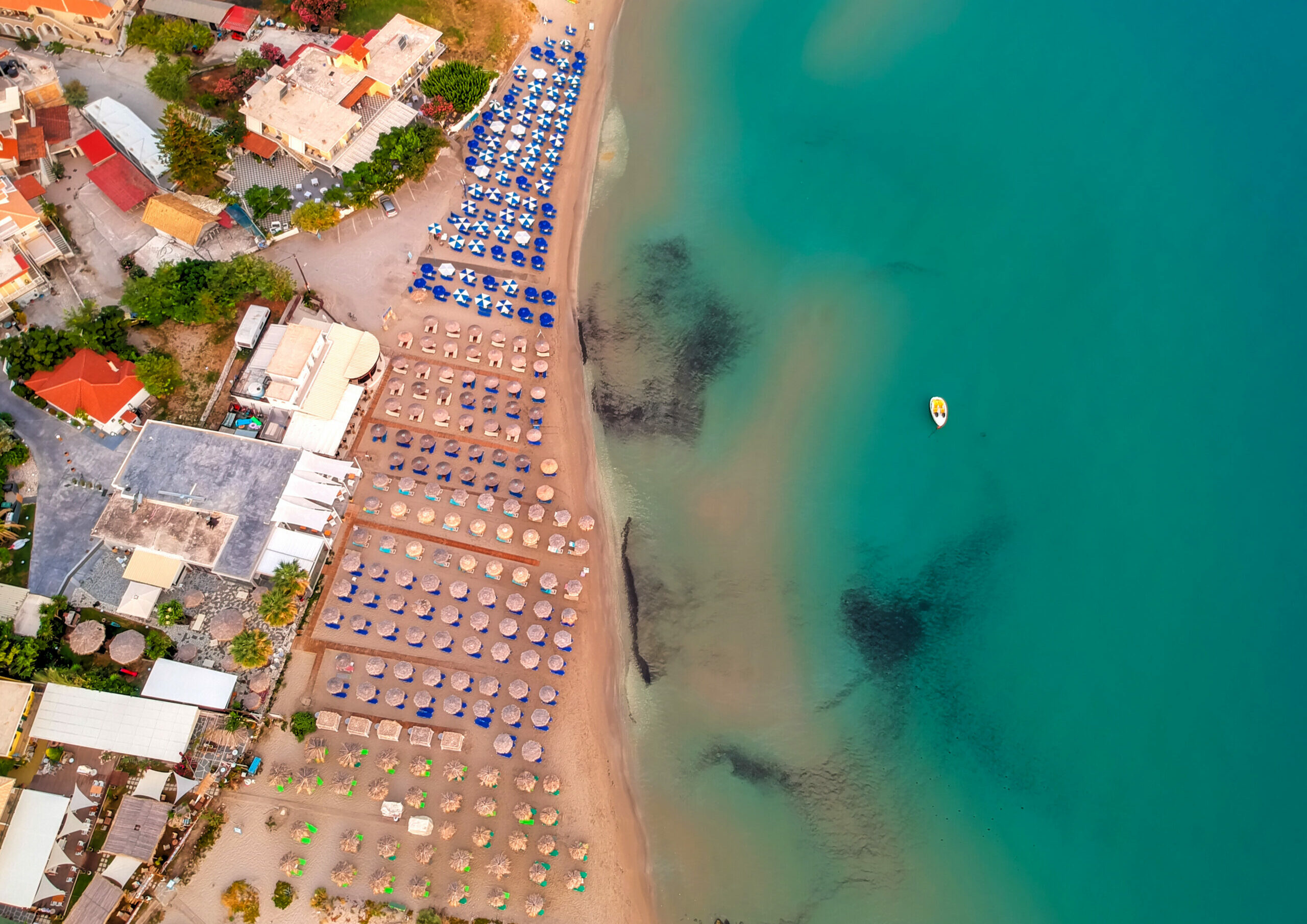 Exotic Drosia beach at Evia