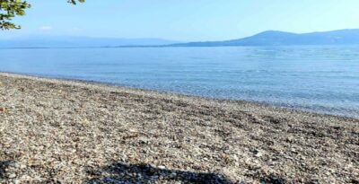 Ancona:  A clean pebbly beach in Attica