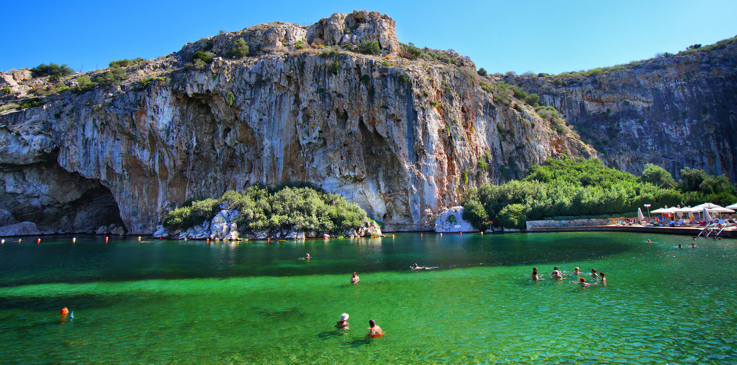 Attica: hot winter dips in Vouliagmeni lagoon