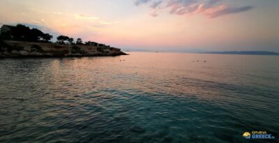 Attica:  Aegina – The beach…Choris ammoudia (without sand), a special place