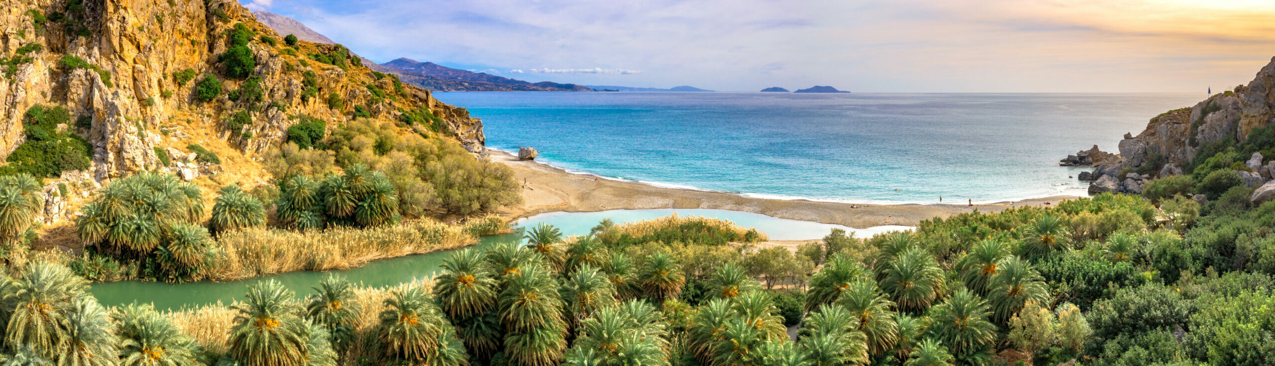 The Greek beach that looks like an African oasis