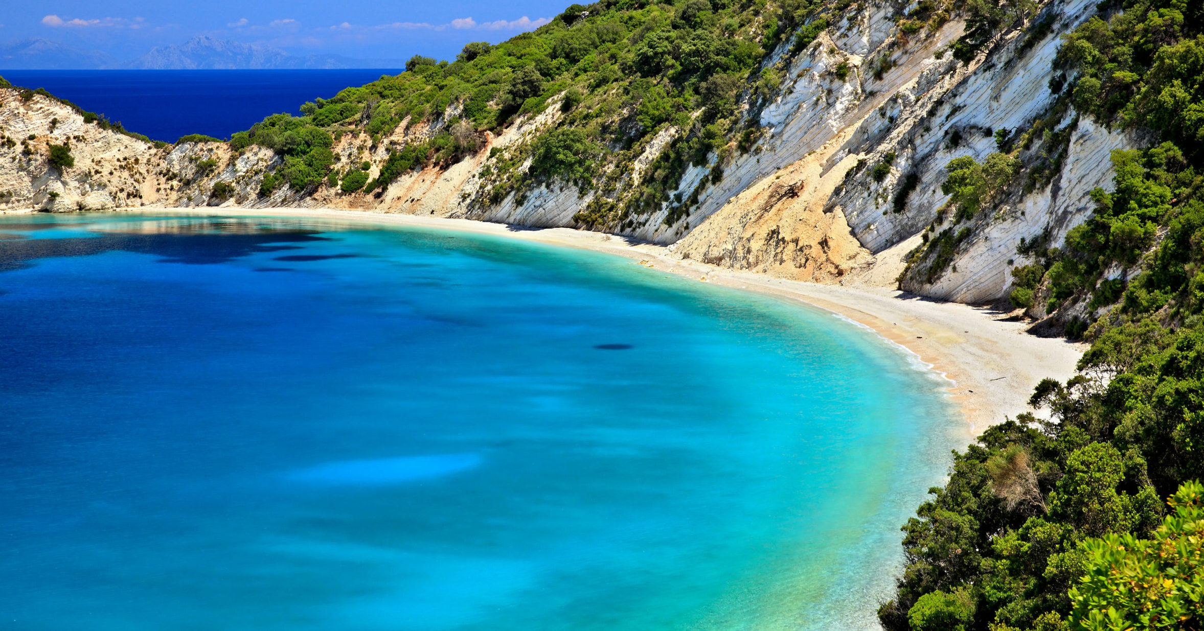 Ionian Islands: Ithaca, Gidaki – The blue beach that looks like paradise