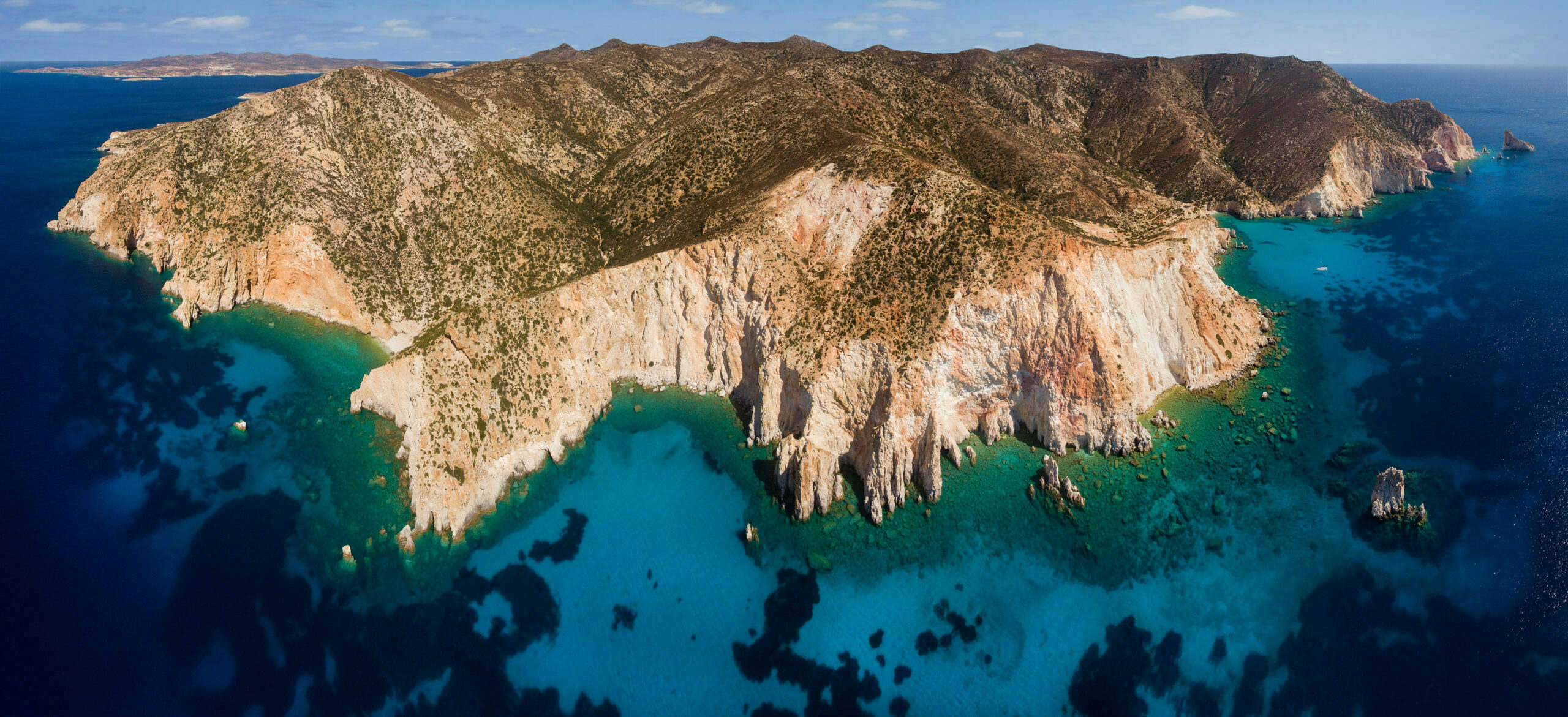 Aegean: The largest uninhabited island full of natural pools