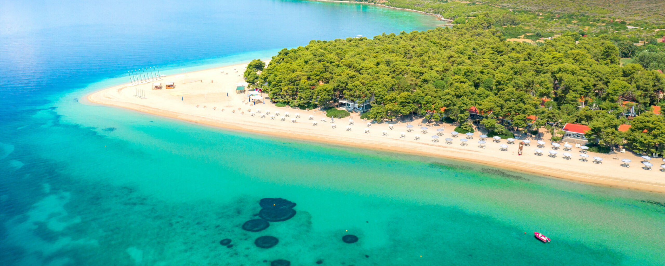 Magic Gregolimano beach in north Evia