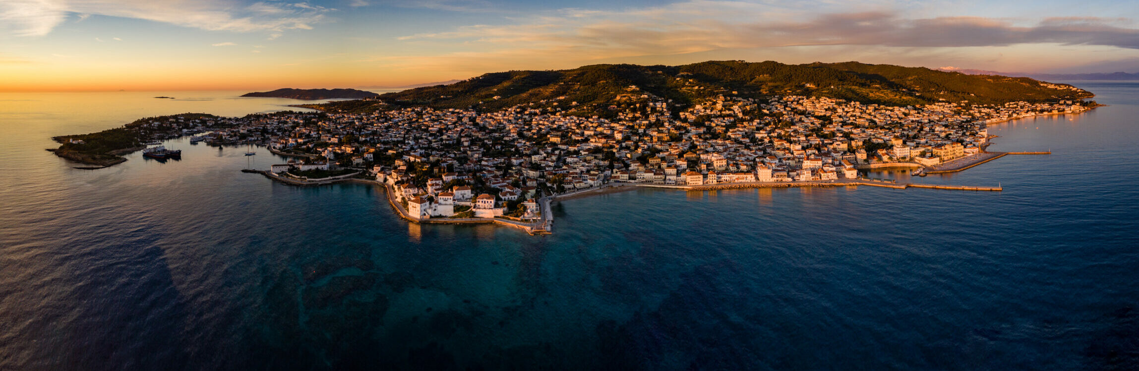 Car-free islands near Athens
