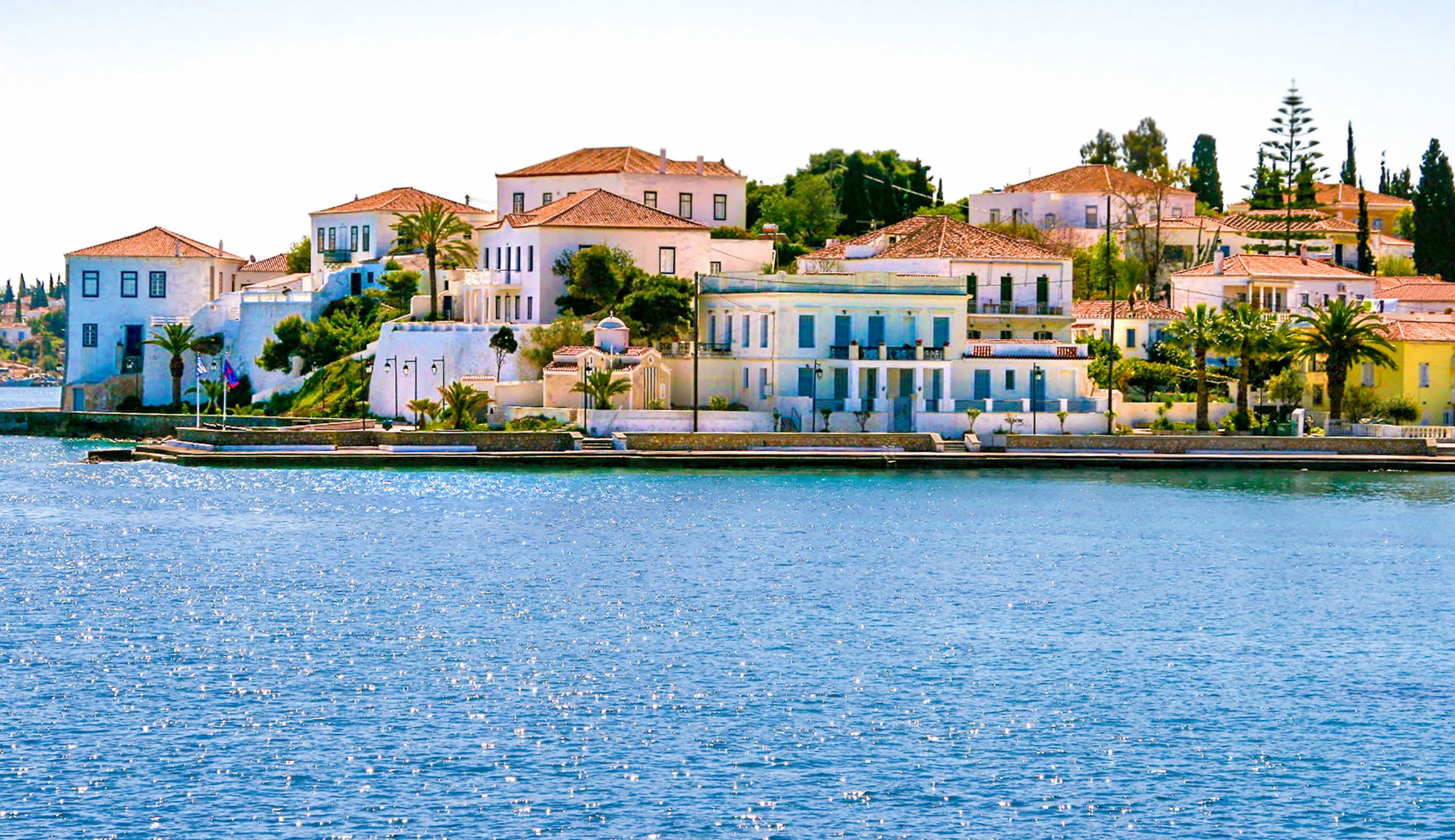 Car-free islands near Athens